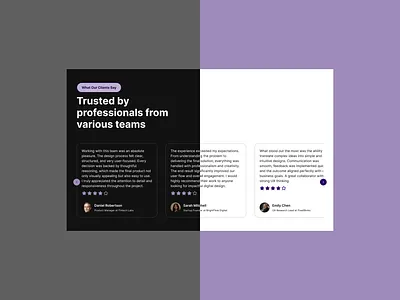 Daily UI #039 - Testimonial 💬 daily ui dailyui design design concept testimonial testimonial section ui ui design uidesign web design