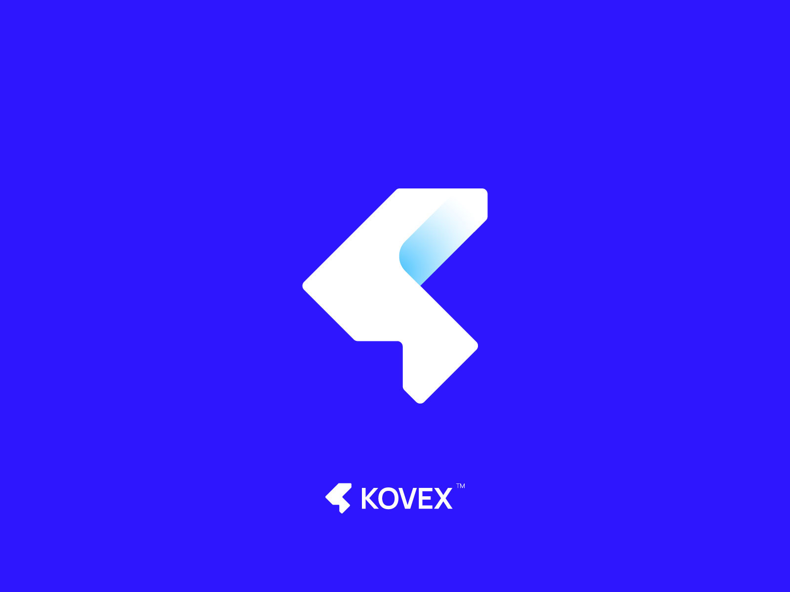 KOVEX — Futuristic AI & Workflow Automation Logo ai logo automation brandidentity branding c logo cloud service dev tools digital transformation k logo logo logodesign logotype modern logo productivity saas system software task management tech logo tech solutions workflow tools