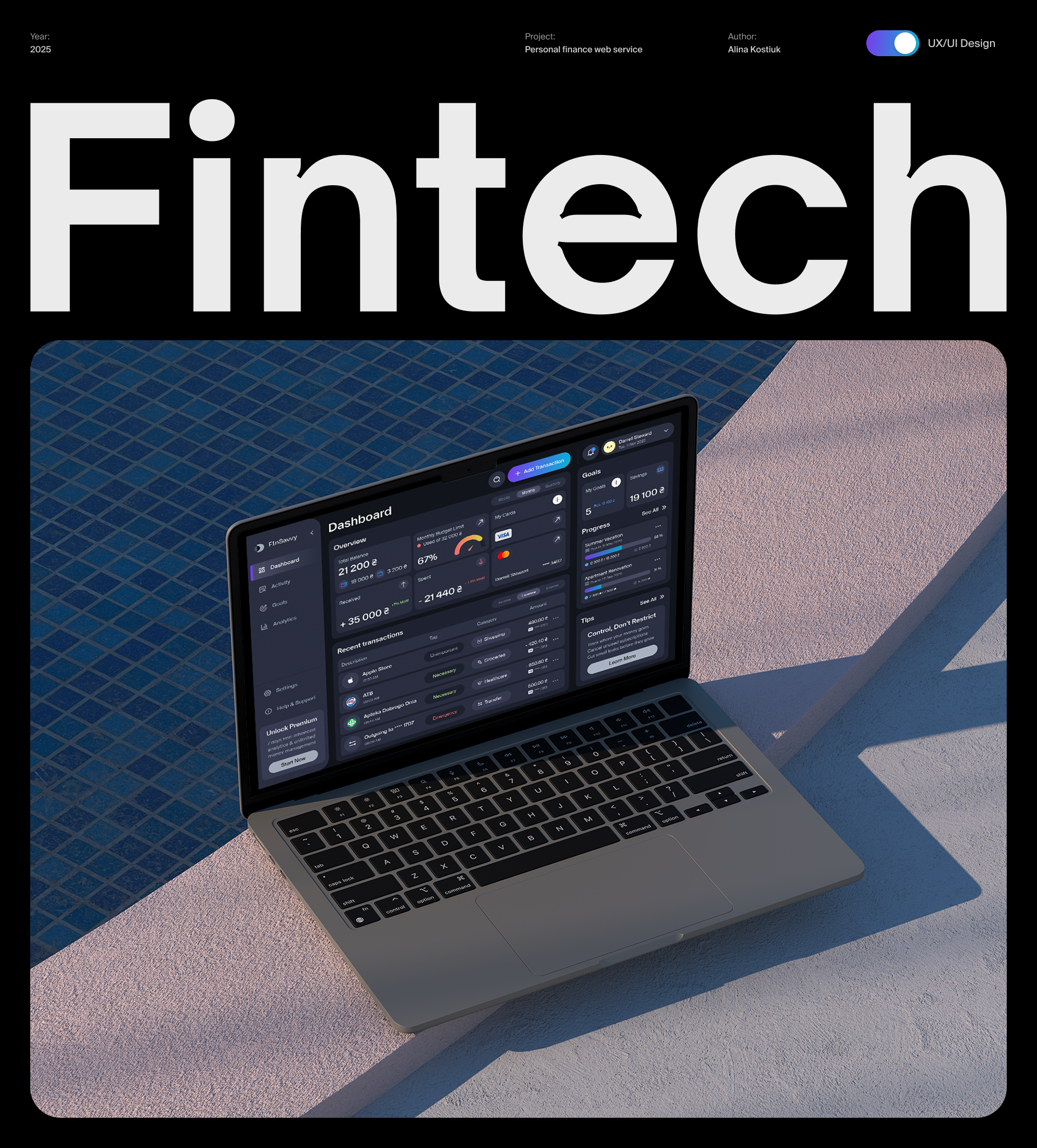 FinSavvy: User Research & Product Hypotheses — UX/UI Design adaptive design animation case study design process figma finance fintech hypotheses interaction design persona product design product hypotheses saas ui user experience user interface user stories ux web design web service