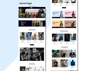 Clothing eCommerce website (Fashion Store) design fashion figma ui ui design uidesign user interface web webdesign website website design