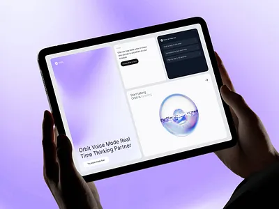 AI Voice Assistant 3d abstract ai ai animation ai assistant ai voice brand identity branding looping purple sphere spherical