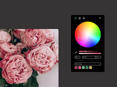 Daily UI 60 - Color Picker app daily ui design graphic design ui ux web design