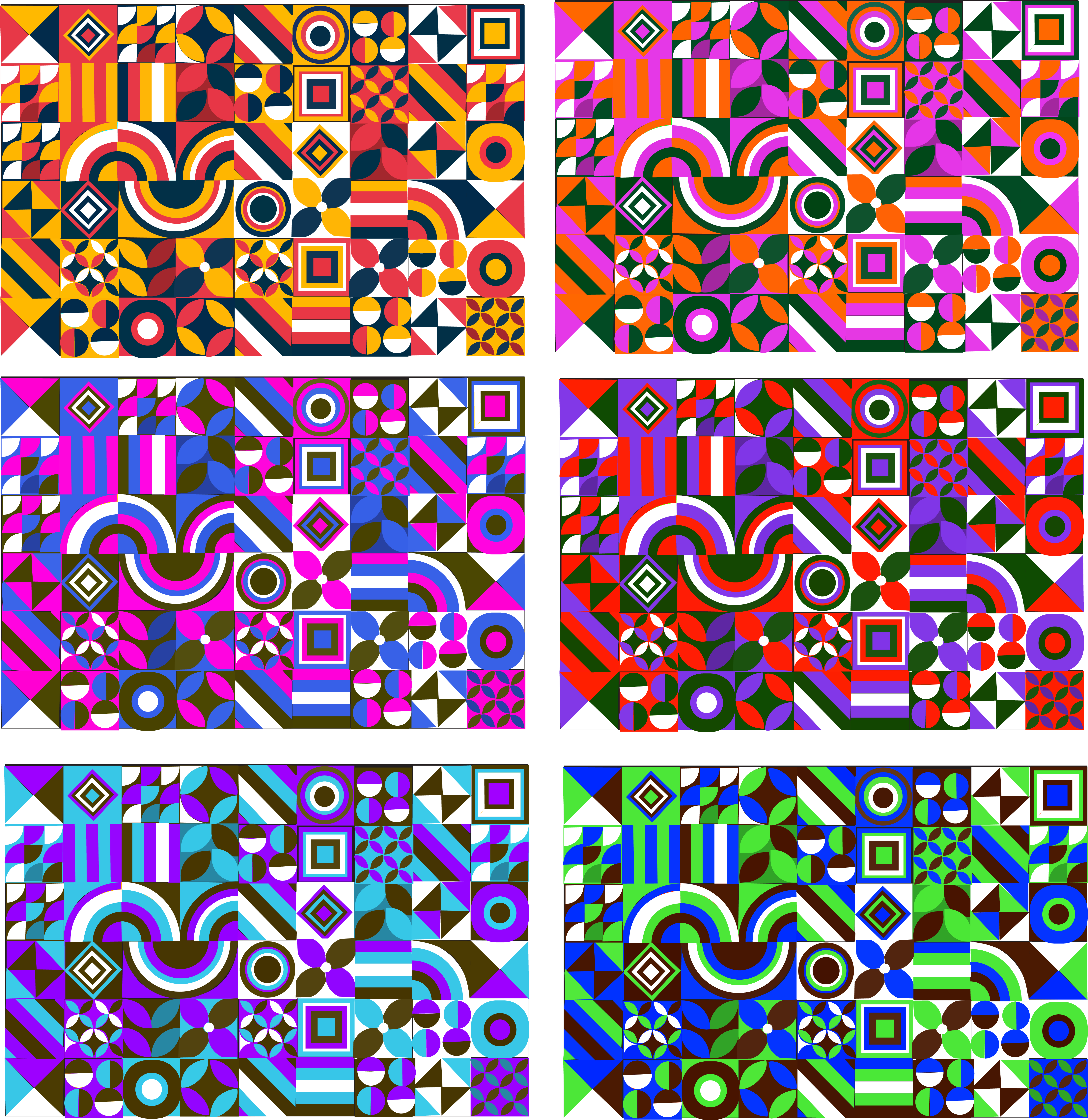 Pattern Design with Geometrical Shapes advertisement branding design graphic design illustration logo typography ui ux vector