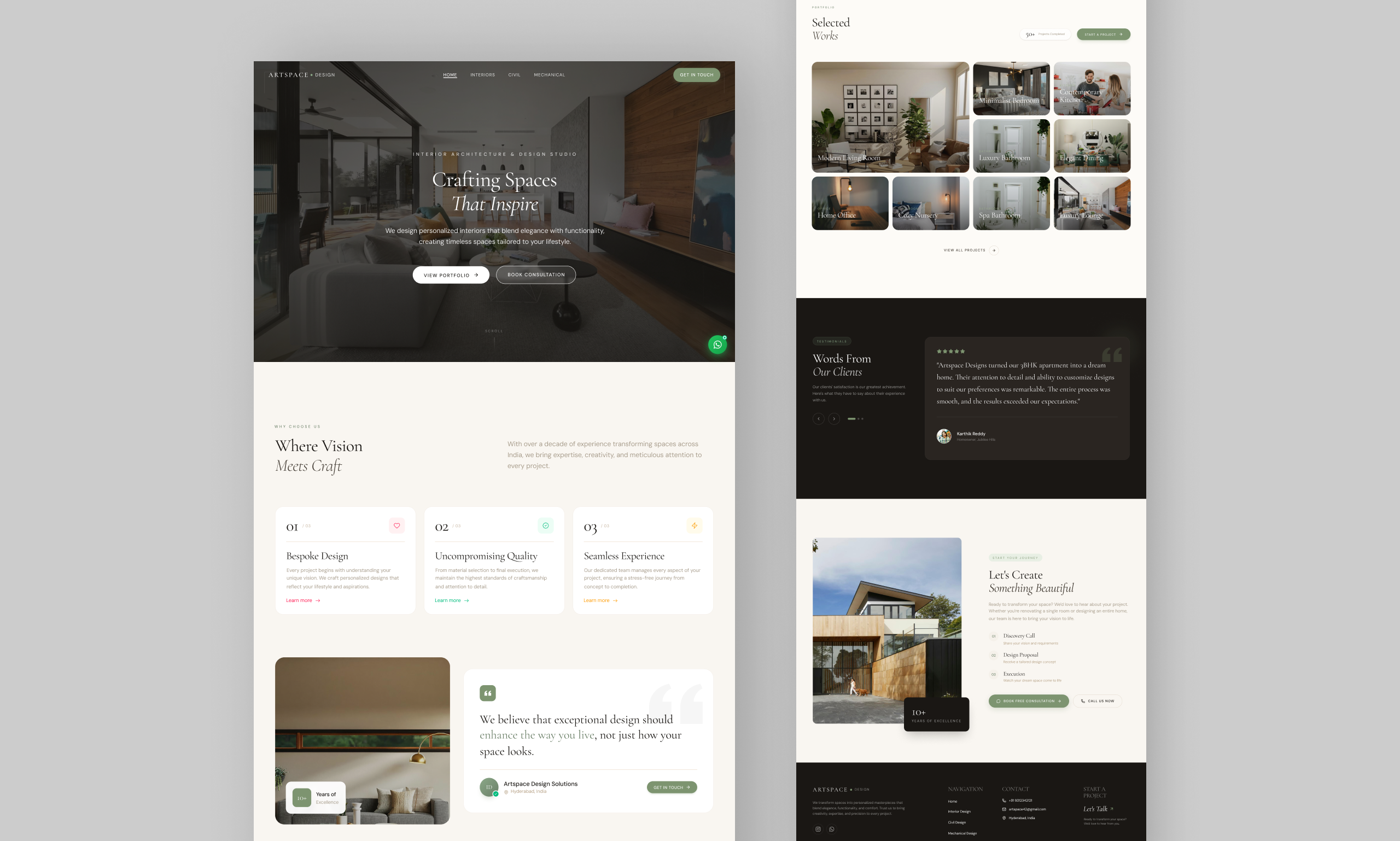 Interior, Civil & Mechanical Services Website Design civil website civil website design design agency design studio interior website interior website design interior website ui interiors web design interiors website mechanical website design uiux design web design website design website uiux