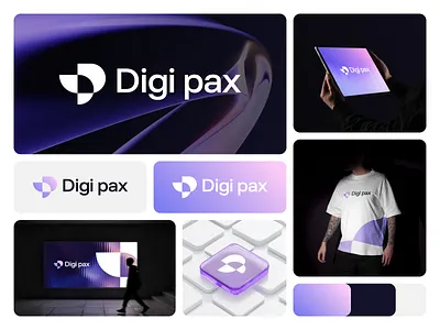 Digi Pax – Modern Branding & Logo Design. abstract logo app icon brand identity brand mark business logo creative d d logo digital logo dp geometric logo graphic design logo logo design logo inspiration minimal modern logo monogram tech logo visual identity