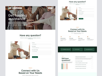 Contact Us Page - Fundraising website