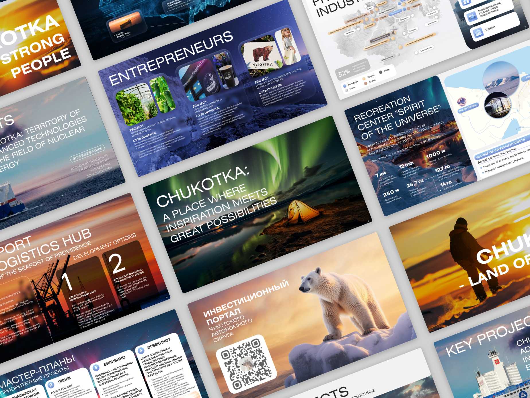 Investor pitch deck for development project branding design graphic design illustration ui ux