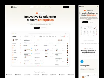 Saas Website deader design header saas template web design webflow website