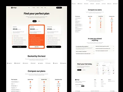 Pricing Page pricing pricing page saas web design website