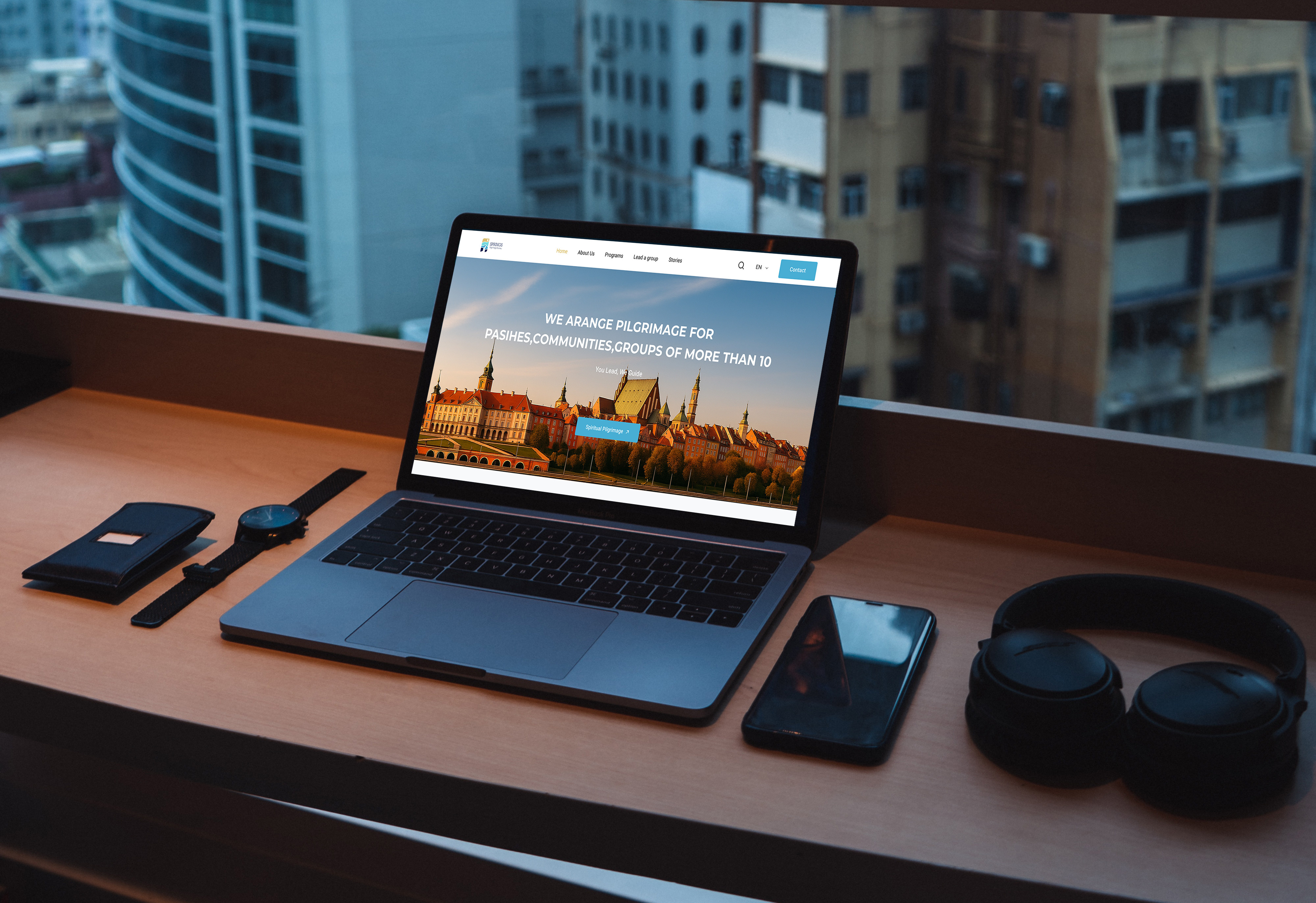 Landing Page for a Catholic Pilgrimage Website catholic figma landingpage pilgrimage website uxui webdesign