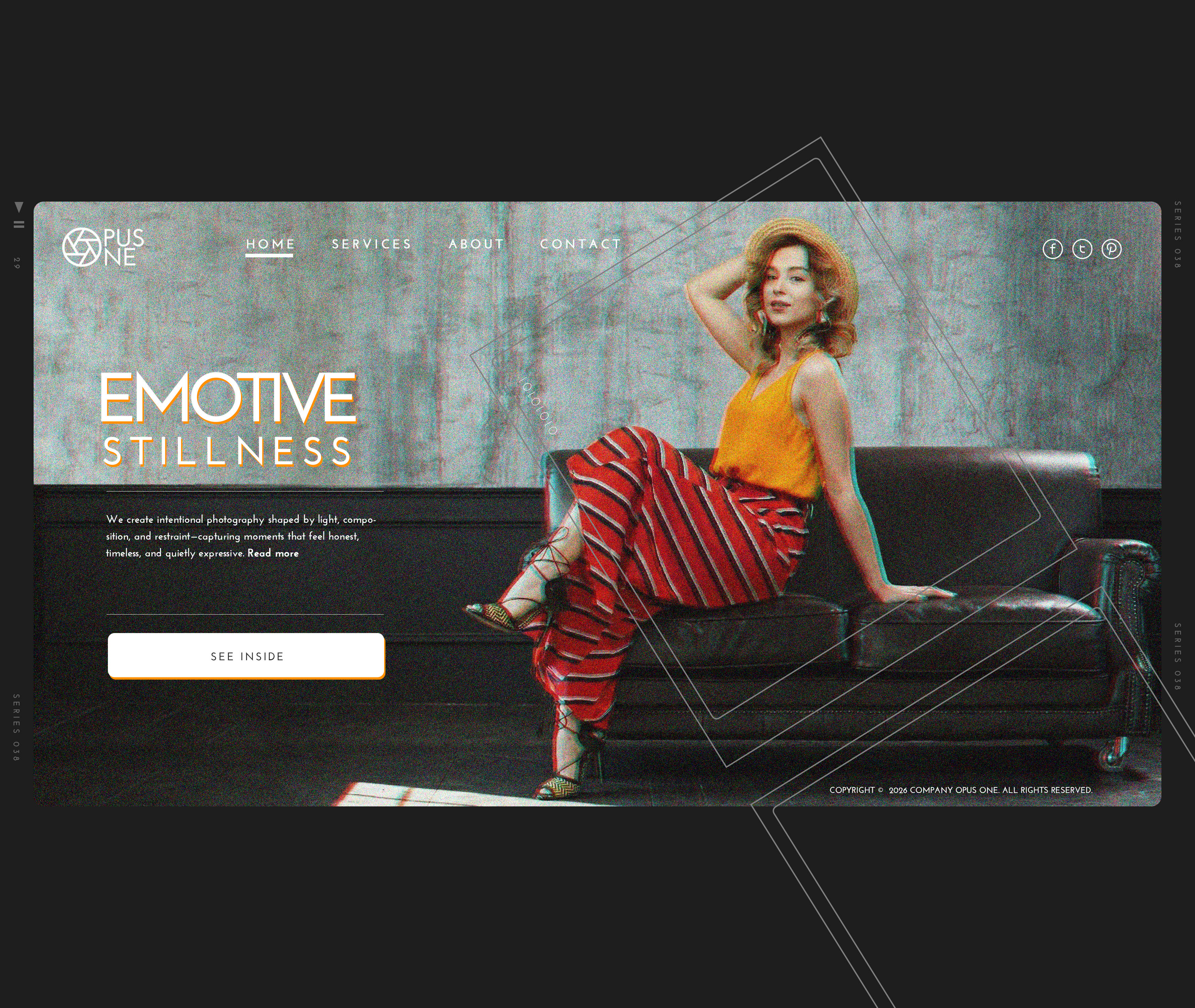 Photography Landing Page UI – Modern Web Design adobe xd app design banner design branding cover design design system figma graphic design interaction design landing page design layout design mobile ui product design prototyping responsive design typography ui ui design ui kit web design
