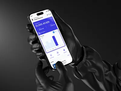 Fintech App UI – Balance & Transactions appdesign fintechapp mobileapp mobiledesign uxui