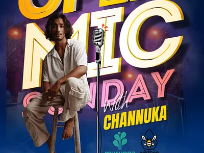 Open Mic @ Murunga Cafe branding graphic design logo