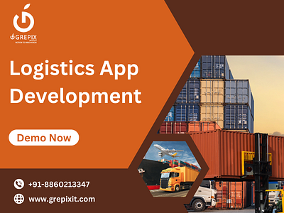 Logistics App Development Company- Grepix Infotech logistics app development logisticsapp mobileapp