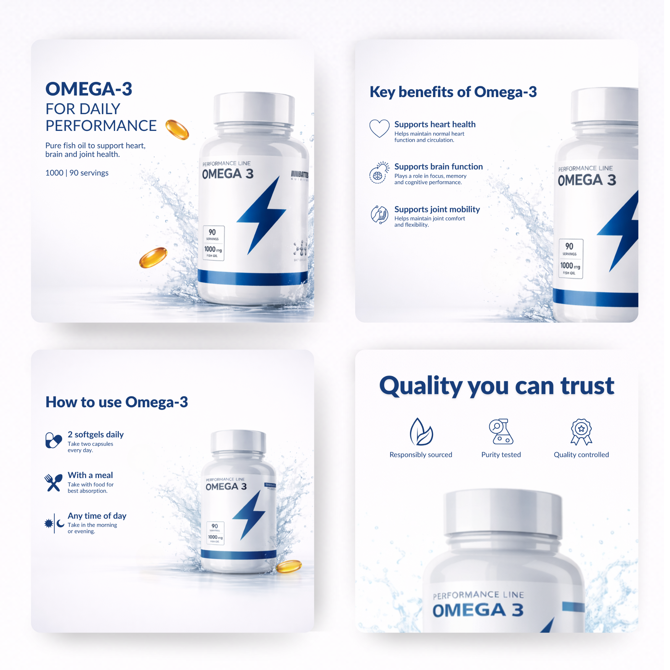 Omega 3 - product design