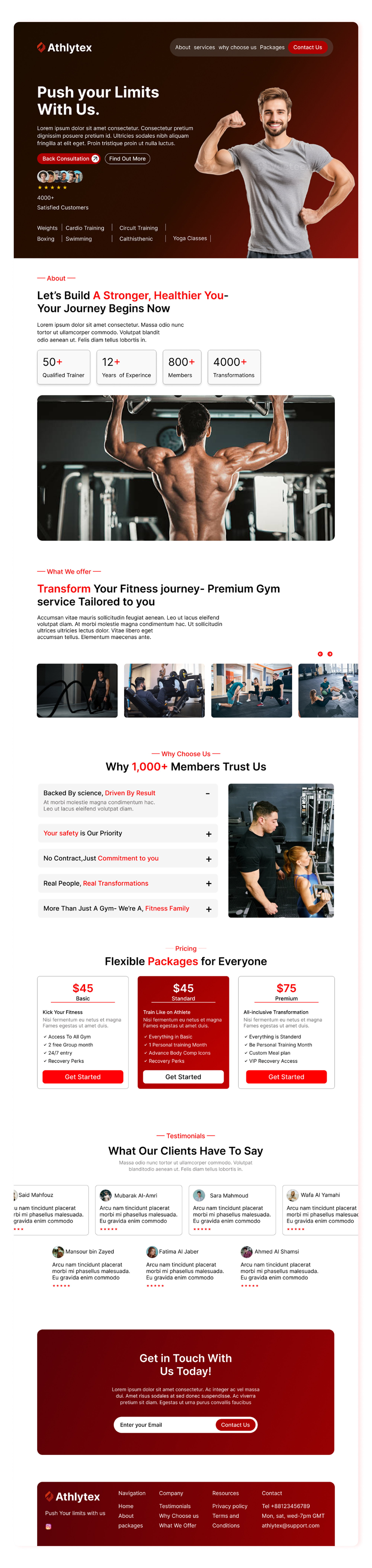 Ui marketing website (Ui Design) ui