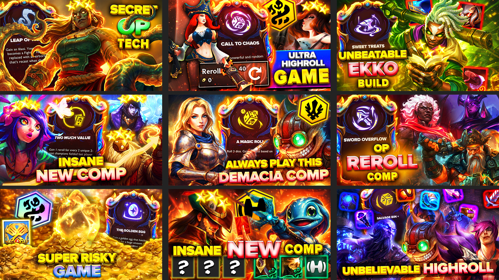 Example of Tft Teamfight Tactics Thumbnails Design