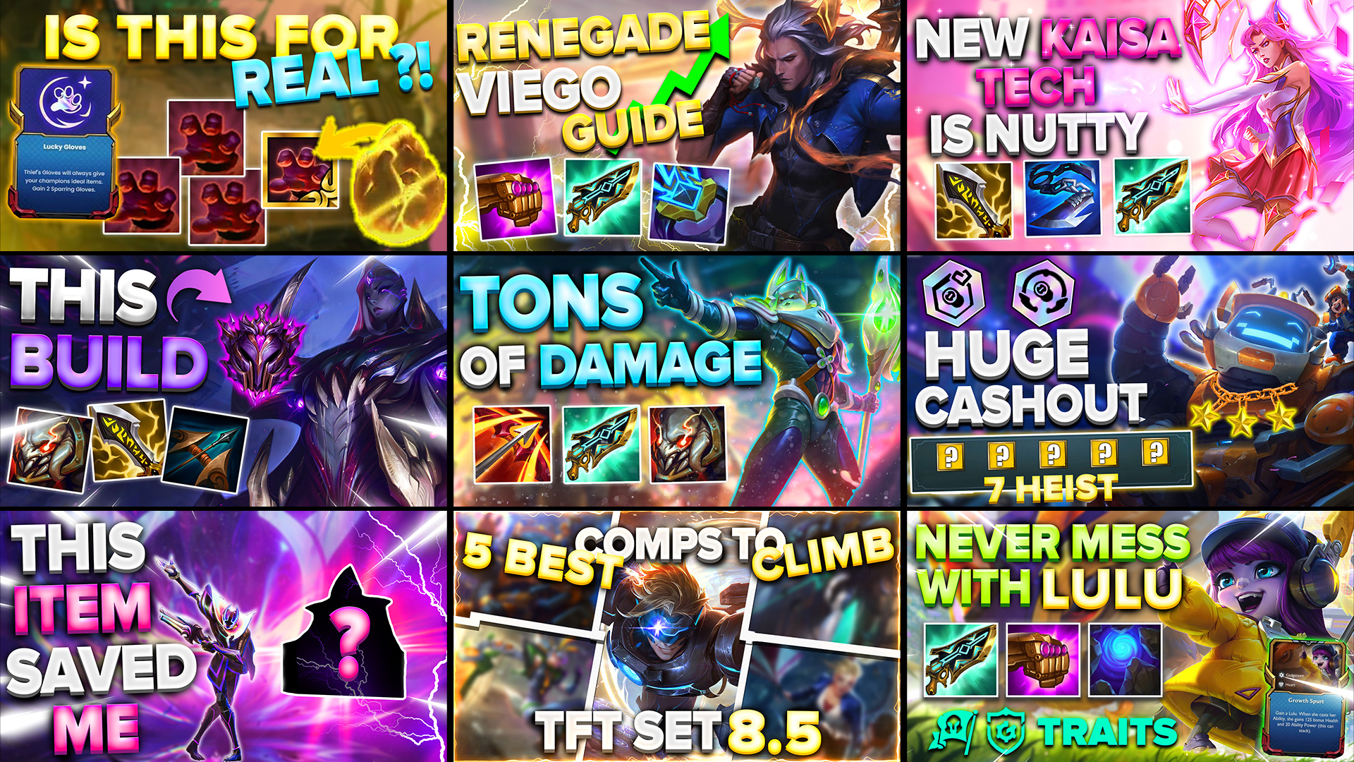 Example of Tft Teamfight Tactics Thumbnails Design