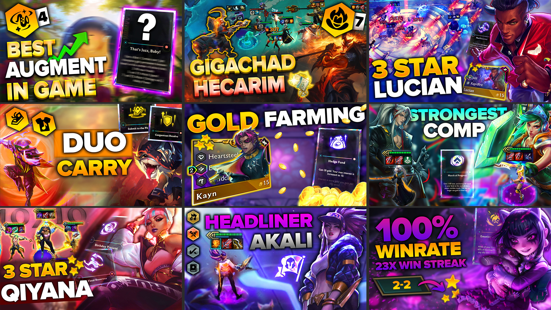 Example of Tft Teamfight Tactics Thumbnails Design