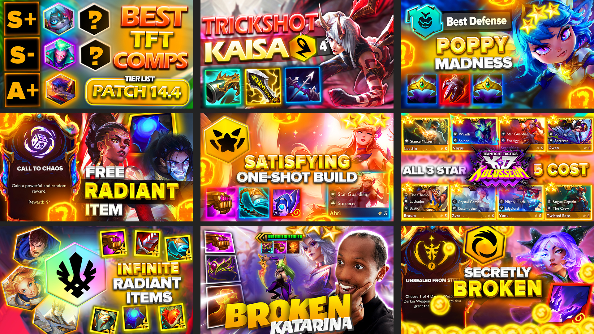 Example of Tft Teamfight Tactics Thumbnails Design