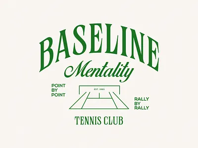 Baseline Mentality – Vintage Tennis Club Tee clothing design graphic design graphic tee logo minimal sports streetwear tshirt tennis clothing tennis club tennis club tshirt tshirt tshirtdesign typography vintage