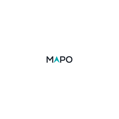 "MAPO" travel agency logo agency art brand identity branding business clean company company logo design graphic design illustration inspiration lettermark logo minimal minimalistic modern simple travel wordmark