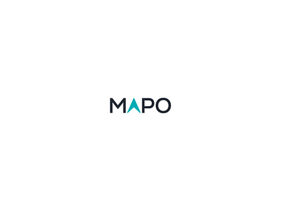 "MAPO" travel agency logo agency art brand identity branding business clean company company logo design graphic design illustration inspiration lettermark logo minimal minimalistic modern simple travel wordmark