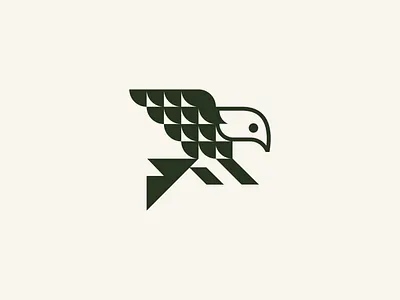 Eagle animal logo brand branding design eagle geometric animal graphic design logo logodesign logomark logos