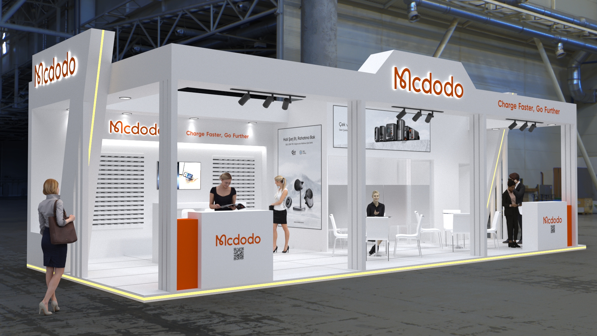 Mcdodo 3d 3ds max autodesk 3ds max booth design exhibition exhibition booth exhibition design exhibition kiosk exhibition stand expo fair vray