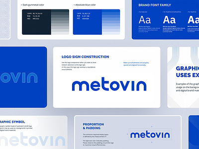 metovin Logo Design & brand identity branding design graphic design illustration logo logotype minimal modern