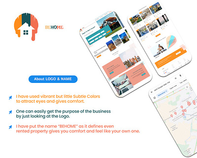 BeHome Case Study app branding design graphic design illustration logo typography ui ux vector