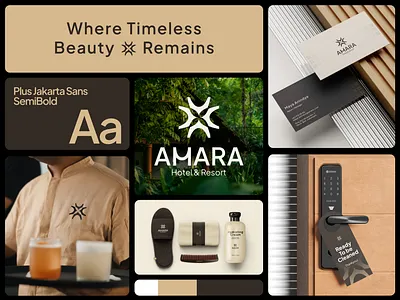 AMARA Hotel & Resort - Visual Identity 3d animation branding creative agency design inspiration graphic design logo motion graphics typography ui visual identity