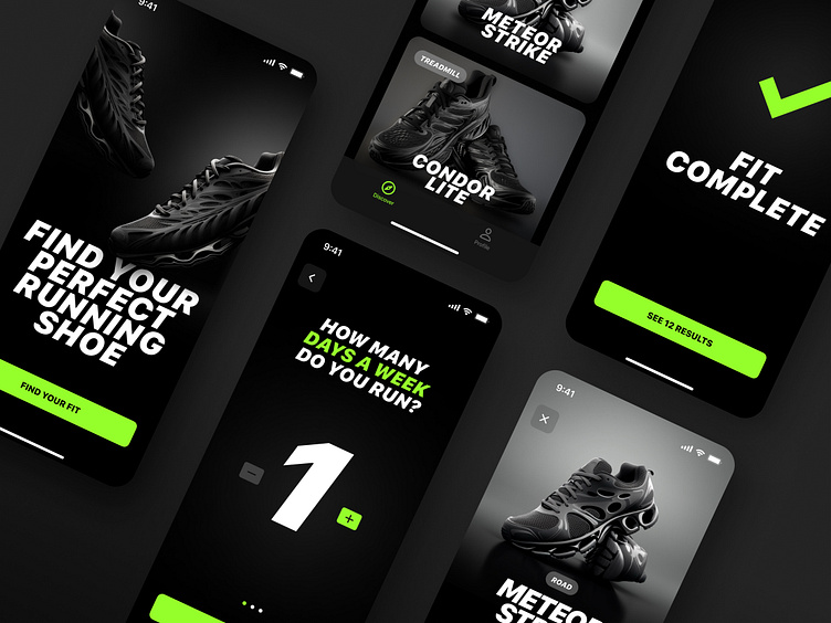 Running Shoe App Concept by Glucode on Dribbble