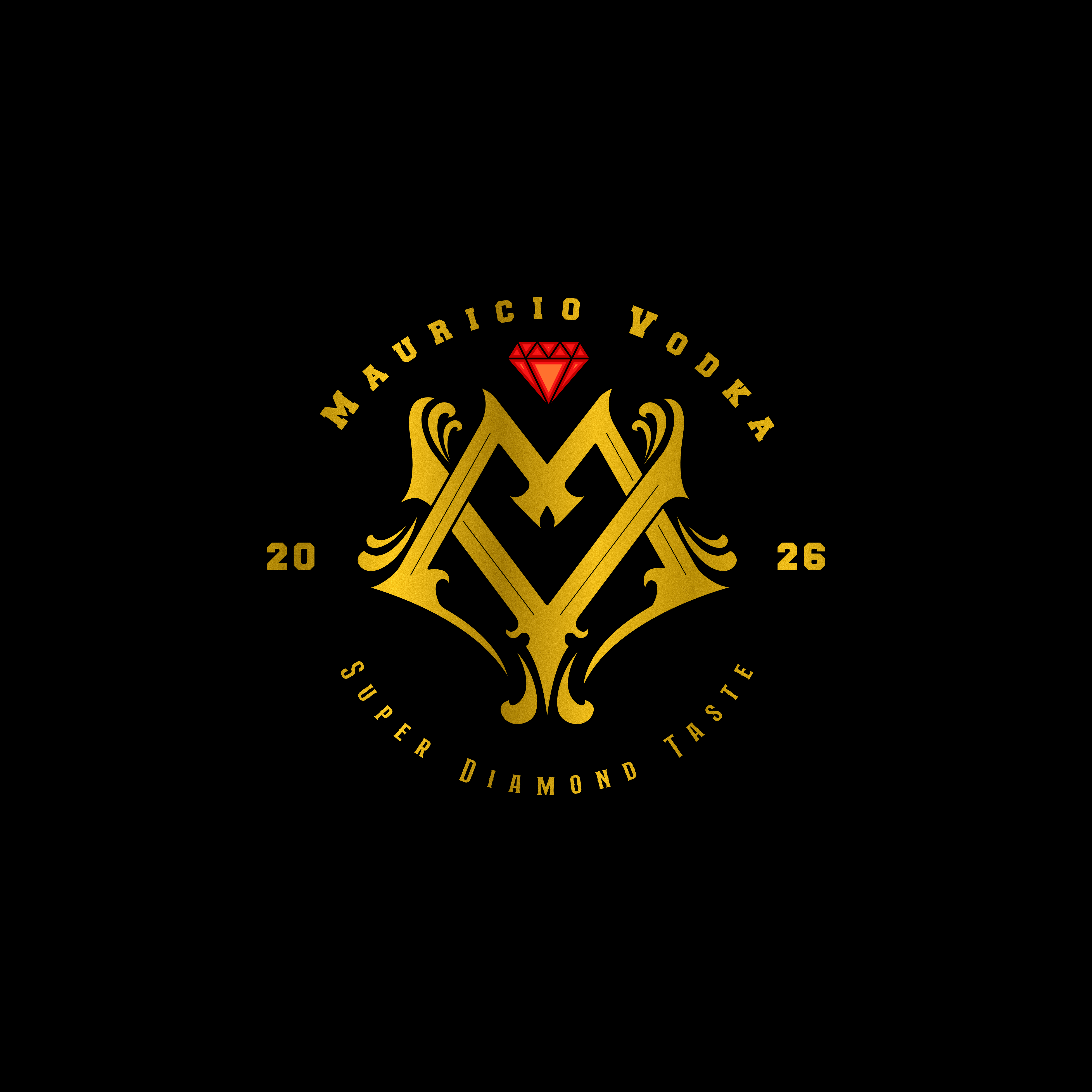 Branding Logo for Mauricio Vodka animation branding clothing design graphic design illustration lettering logo monogramlogo tattoologo typography ui ux vector victorianlogo vintagelogo wiskey