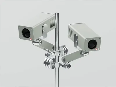 Surveillance 3d 3d animation blender blender3d illustration isometric