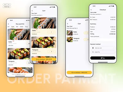 Payment screen app design mobile screen ui
