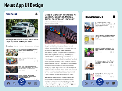 [UI Shot] News App app design design ui ui shot uiux