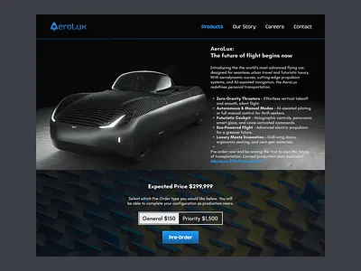Daily UI 75 - Pre-Order branding daily ui design graphic design landing page ui ux web design
