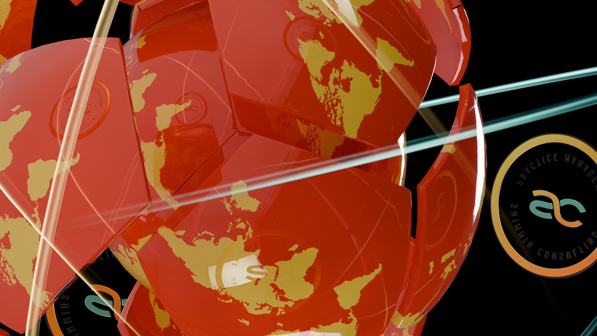 3D Logo animation. 3D globe 3danimation 3dlogo aftereffects blender3d branding brandidentity cg corporatebranding globalbrand globelogo logoanimation motiondesign motiongraphics visualdesign