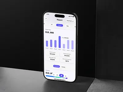 Personal Finance Dashboard Mobile App: Cash Flow & Transfer app design personal finance banking finance finance app design financial fintech fintech app design fintech mobile app ios mobile app mobile app finance personal finance personal finance app product app product design saas uiux