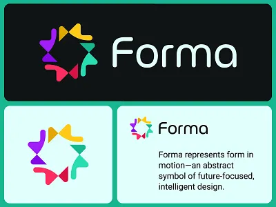 Forma — Creative Tech Logo Branding abstract logo ai logo brand identity branding creative logo crypto logo design f lettermark logo logo mark minimalist logo modern logo saas logo startup logo symbol mark tech logo web3 logo