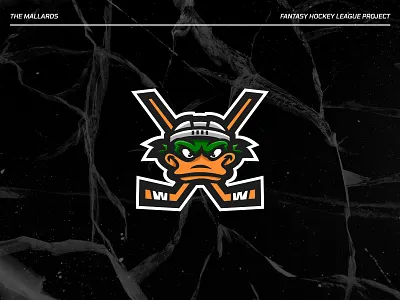 The Mallards – Hockey Logo Concept athletics branding creative design graphic design hockey ice hockey identity illustration illustrator logo logo design logomark mascot sports