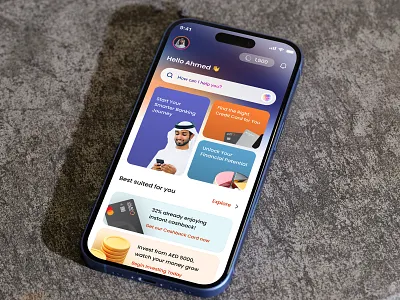 Fintech App - UI Screens appdesigner fintech app freelance designer mobile app product design ui uxuidesigner