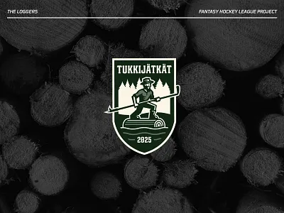 The Loggers – Hockey Logo Concept athletics branding design graphic design hockey illustration logo logo design mascot sports