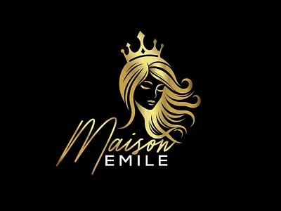 Maison Emile – Luxury Beauty & Fashion Logo Design beauty brand brand identity cosmetic branding creative branding elegant logo fashion logo feminine logo gold logo high end logo logo design luxury logo minimal luxury modern elegance premium branding