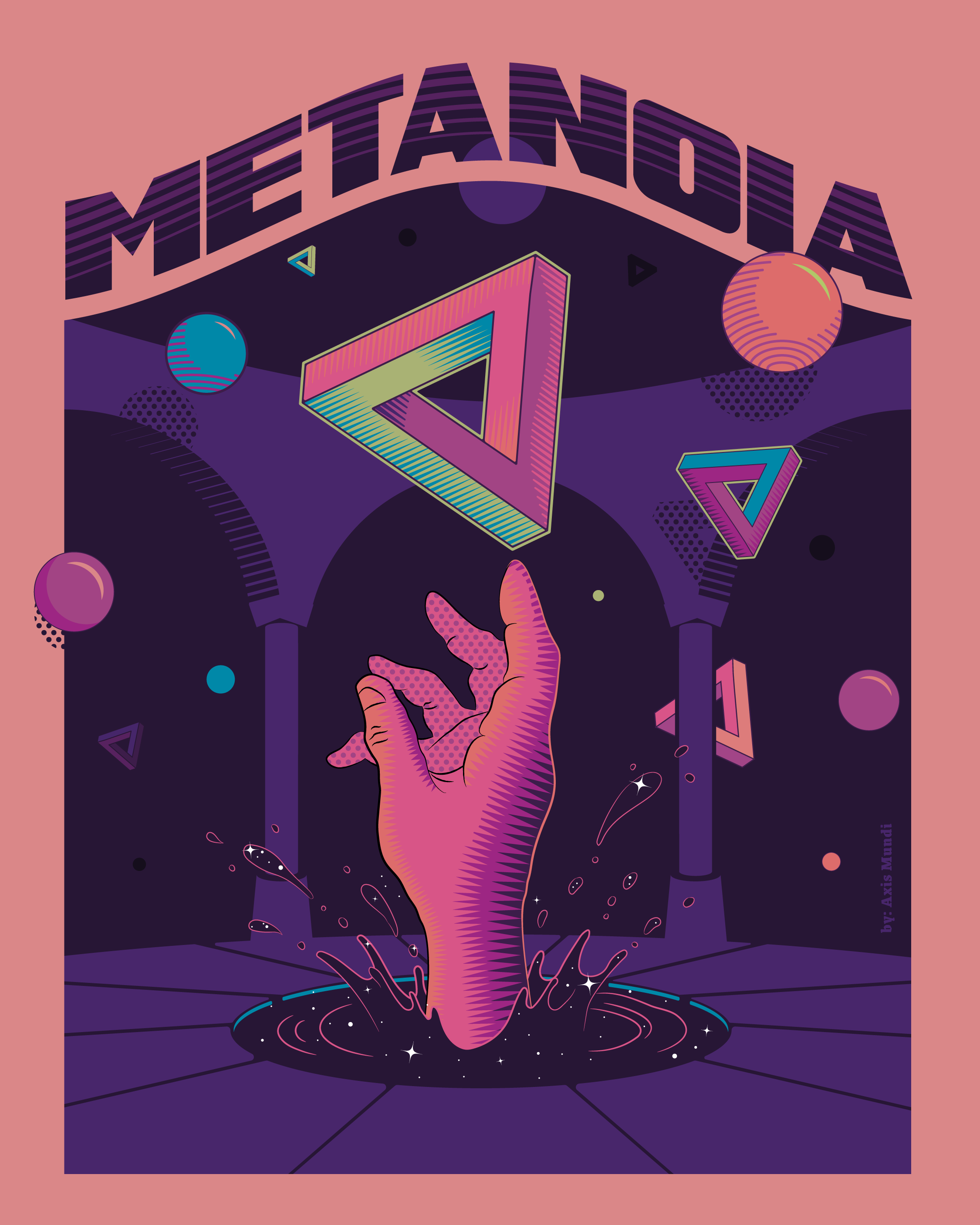 Metanoia art arte arte digital design digital art diseño diseño de afiche diseño gráfico graphic design poster design