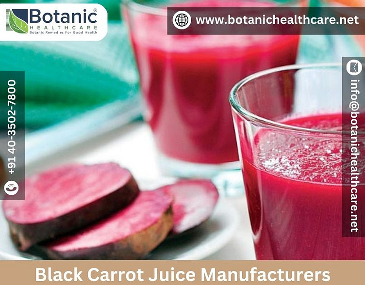 Black Carrot Juice Manufacturers by Botanic Healthcare on Dribbble