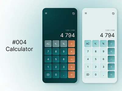 Calculator calculator finance green interaction minimal mobile tool ui