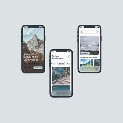 Travel app UI design app design graphic design typography ui ux