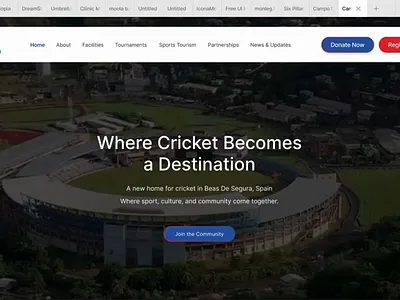Cricket Website Template design 3d animation app design branding creative cricket playground website cricket website crickter dribbble graphic design hero section design illustration inner page design landing page design logo motion graphics ui ux website design